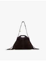 selfridges Maje Miss M Suede Shoulder Bag- Buy online at McGrocer