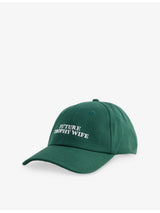 selfridges Until Further Notice Future Trophy Wife Embroidered Cotton Cap- Buy online at McGrocer