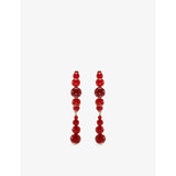 selfridges BEATRIZ PALACIOS Folklore Sterling-Silver And Red Agate Earrings- Buy online at McGrocer