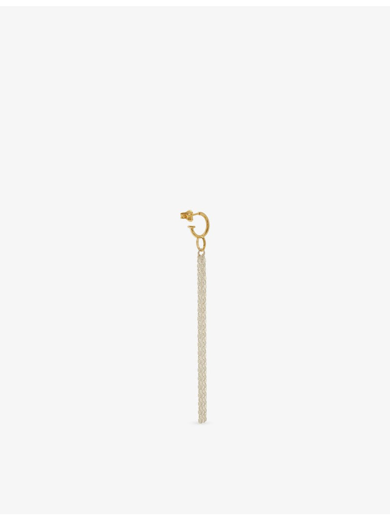 Beatriz Palacios gold-plated sterling silver single earring, imported from the UK