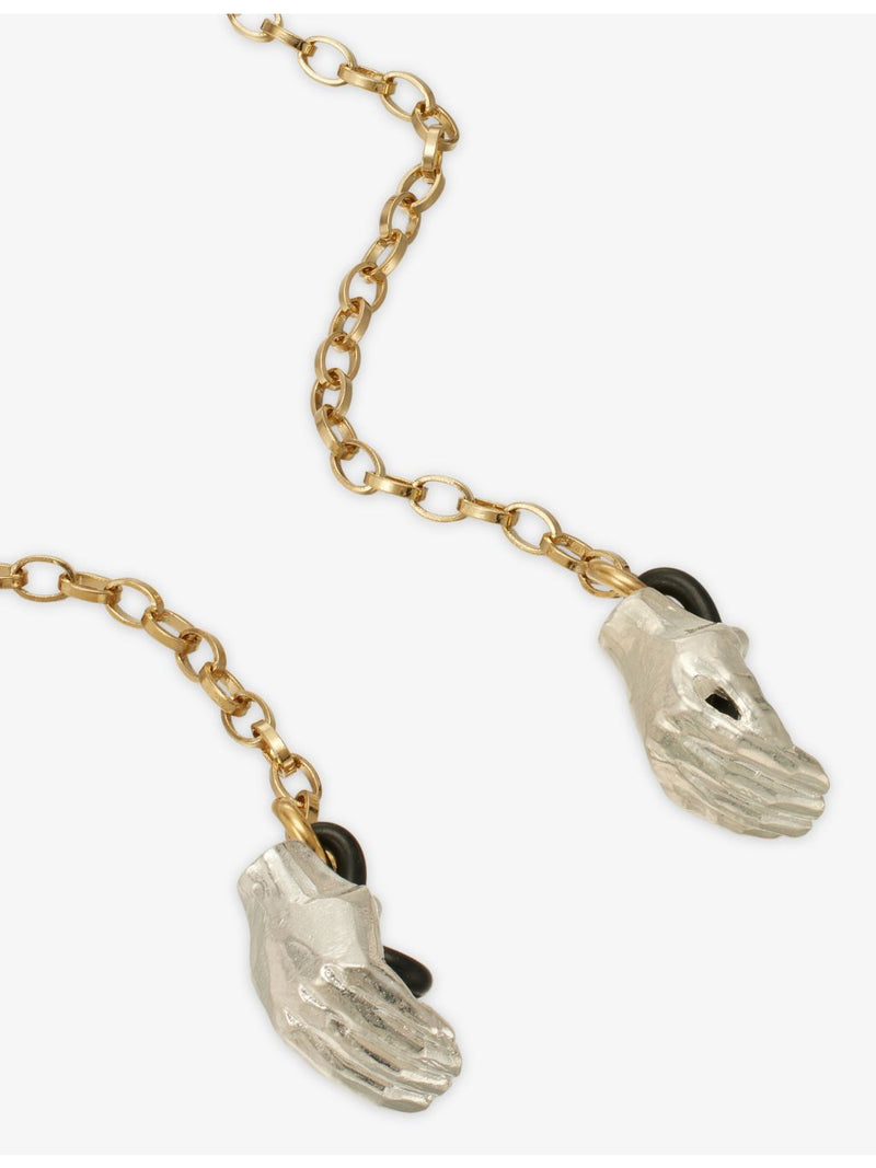 Beatriz Palacios gold and silver-plated brass eyewear chain 81cm (British brand)