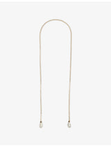 selfridges Beatriz Palacios Holding Hands Gold and Sterling-Silver Brass Eyewear Chain 81cm- Buy online at McGrocer