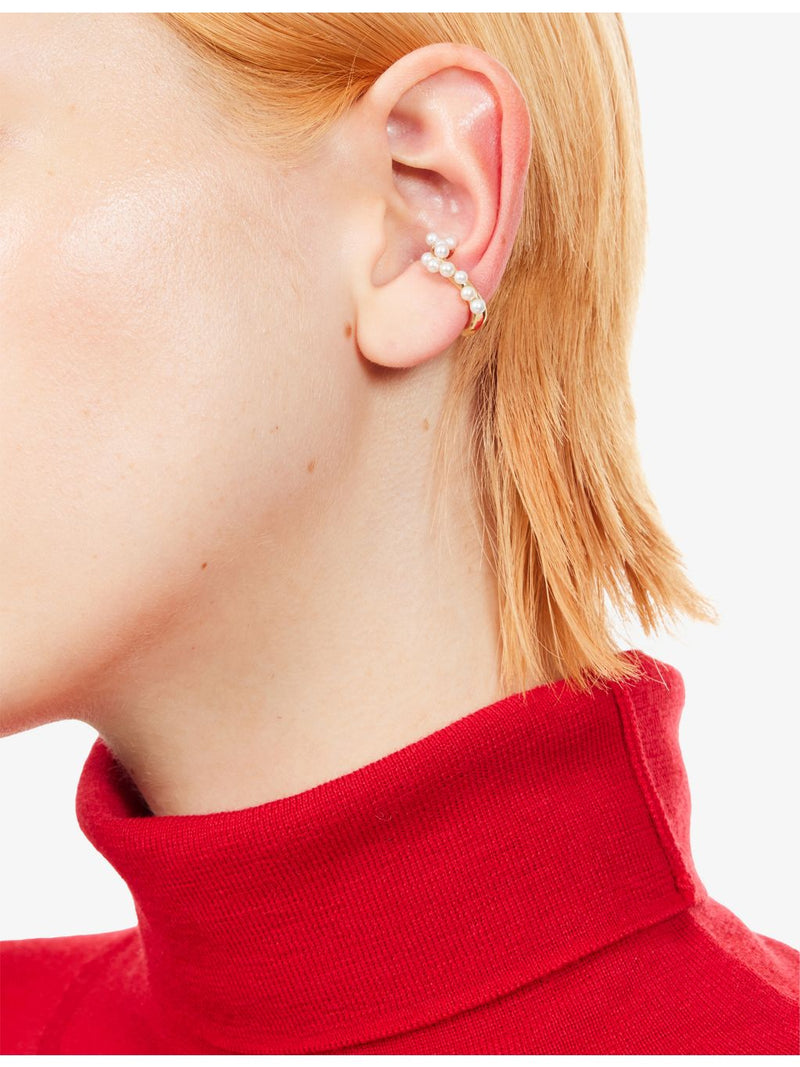 Beatriz Palacios wave cluster pearl ear cuff (British brand)