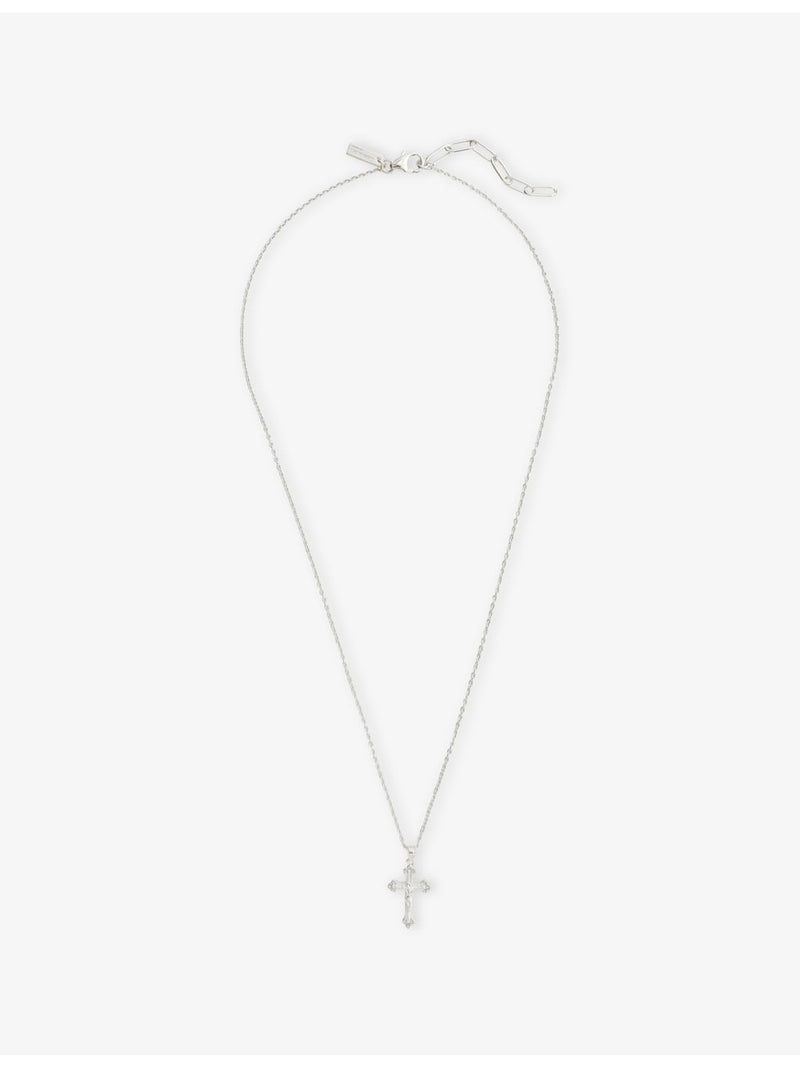 Commonlines sterling silver cross necklace 50cm chain, imported from the UK