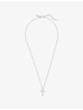 Commonlines sterling silver cross necklace 50cm chain, imported from the UK