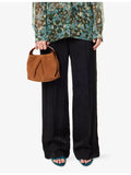 Dries Van Noten suede top-handle bag (British brand)