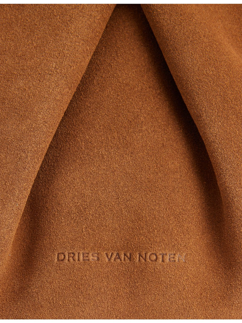 Dries Van Noten suede top-handle bag (British brand)
