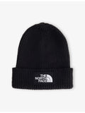 The North Face kids Logo Box ribbed beanie - British product