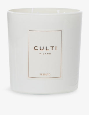 Culti Tessuto scented candle 550g, imported from the UK