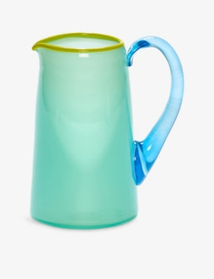 Gather Glass Miami glass milk jug 14cm (British brand)
