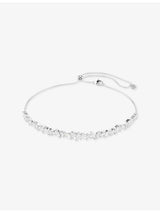 selfridges Swarovski Mesmera Rhodium-Plated and Cubic Zirconia Choker 30-44 cm- Buy online at McGrocer