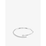 selfridges Swarovski Matrix Rhodium-Plated And Cubic Zirconia Bangle- Buy online at McGrocer