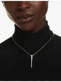 Swarovski Y necklace, 18ct gold plated with zirconia, imported from the UK