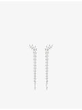 Swarovski Mesmera drop earrings with cubic zirconia, UK version