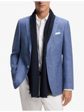 BOSS monogram cotton-wool scarf 180 x 60cm, UK version