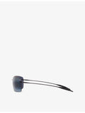 Maui Jim 423 Lighthouse rectangle acetate sunglasses, imported from the UK
