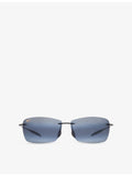 Maui Jim 423 Lighthouse rectangle acetate sunglasses, imported from the UK