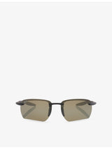 selfridges Maui Jim Pio Black Matte Green Polarised Sunglasses 65mm- Buy online at McGrocer