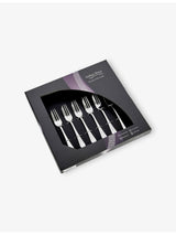 selfridges Arthur Price Rattail 6-Piece Stainless-Steel Pastry Fork Set- Buy online at McGrocer