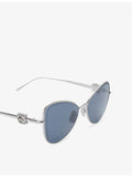 Loewe acetate butterfly-frame sunglasses (British brand)