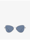 Loewe acetate butterfly-frame sunglasses (British brand)