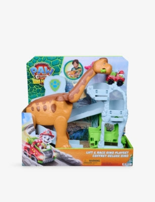 Paw Patrol Dino Lift & Roar playset with Marshall figure, UK version