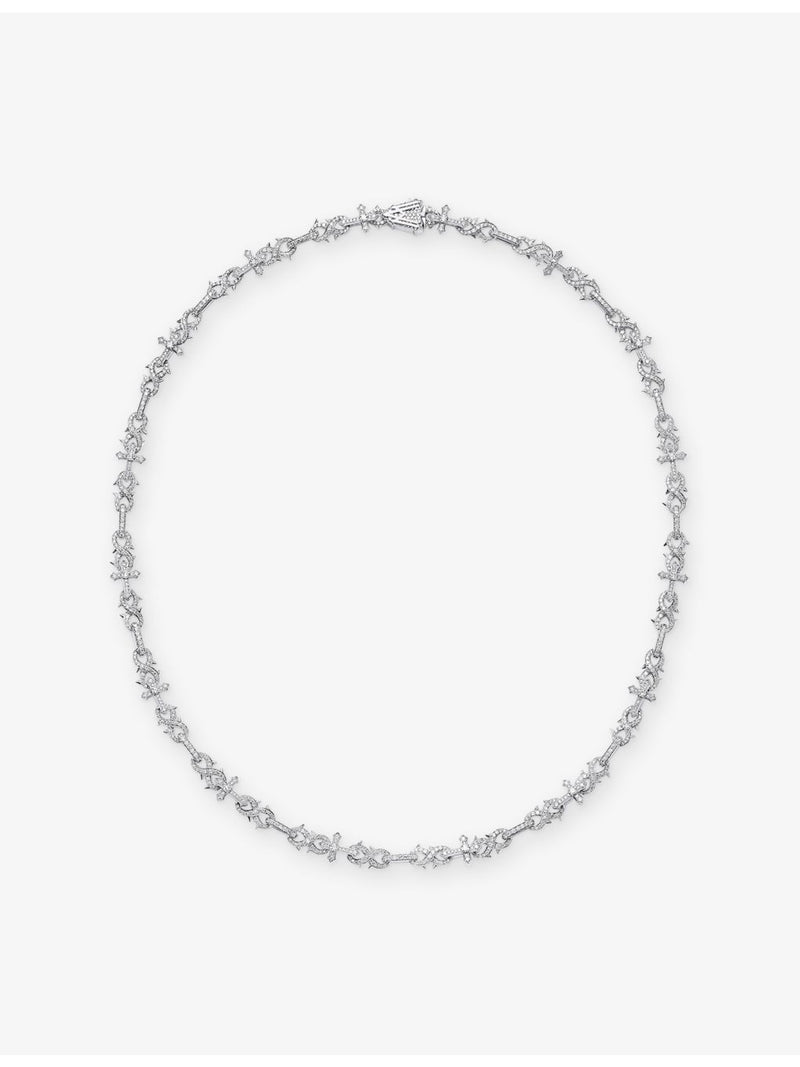 Alex Moss diamond necklace 19.49ct 56cm chain, imported from the UK