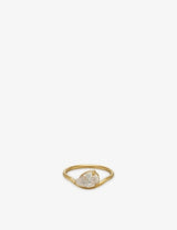 selfridges Indigolune Pia Platinum Plated Stainless-Steel Ring- Buy online at McGrocer