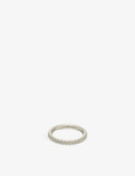 Indigolune Eterna 18ct gold plated ring with cubic zirconia, UK version