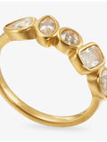 Indigolune Nova ring 18ct gold plated stainless steel, imported from the UK