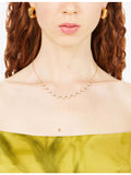 Indigo Lune Celina 18ct gold plated cubic zirconia necklace, UK version