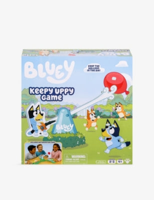 Bluey Keepy Uppy game with motorised balloon, imported from the UK