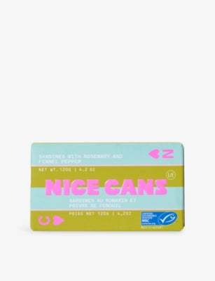 Nice Cans sardines with rosemary and fennel 120g, imported from the UK