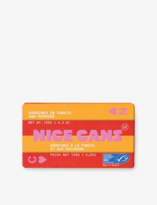 Nice Cans sardines in tomato and peppers 120g, imported from the UK