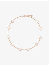 selfridges Bvlgari Divas' Dream 18ct Rose-Gold and Mother-of-Pearl Necklace- Buy online at McGrocer