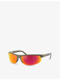 Miu Miu MU A02S oval-frame injected sunglasses - British product