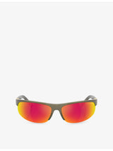 selfridges Miu Miu MU A02S Oval-Frame Injected Sunglasses- Buy online at McGrocer