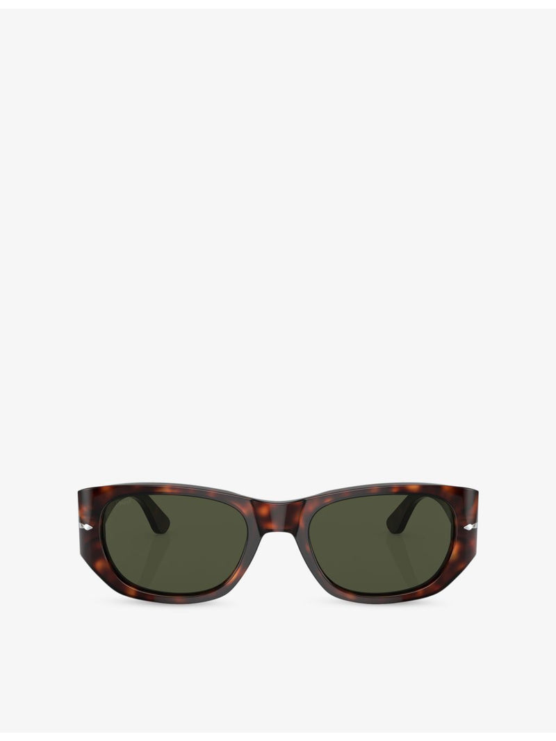 Persol PO3307S pillow-frame acetate sunglasses, imported from the UK