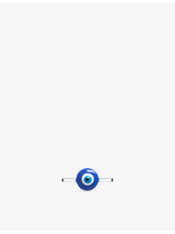 selfridges Poubel Evil Eye 925 Sterling Silver and Enamel Charm 23mm- Buy online at McGrocer