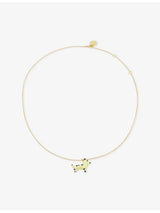 selfridges Marni Enamelled Dog Charm Brass Necklace- Buy online at McGrocer