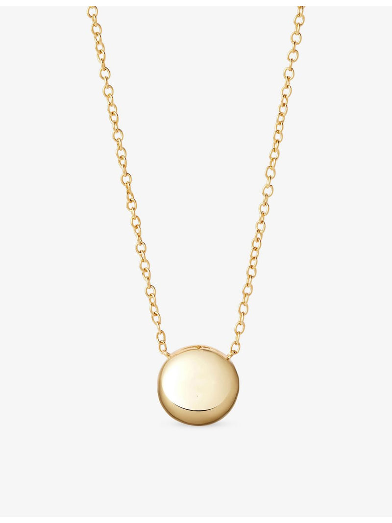 Astley Clarke agate pendant necklace gold plated sterling silver - British product