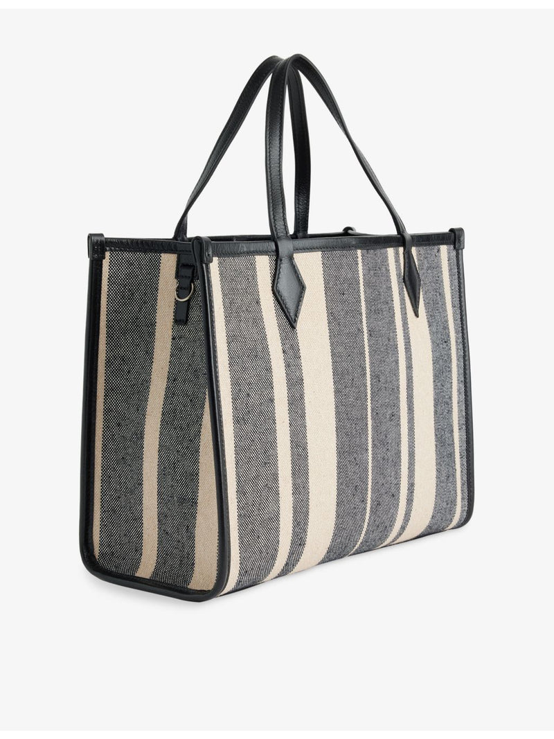 Chameleon 30 jacquard tote bag with stripe pattern (British brand)