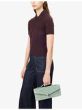 Métier Edge suede clutch, 28cm wide - British product