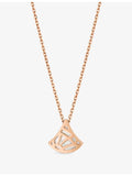 Bvlgari Divas' Dream mini rose-gold mother-of-pearl necklace (British brand)