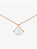 Bvlgari Divas' Dream mini rose-gold mother-of-pearl necklace (British brand)