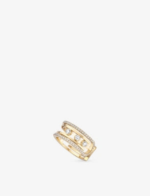 Messika Move 10th ring in 18ct gold with 0.79ct diamond (British brand)