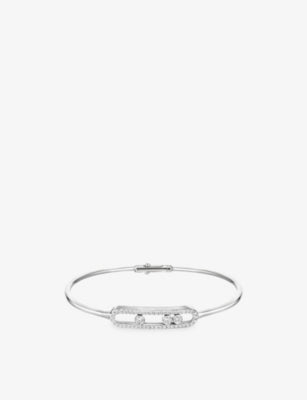 Messika Move Classique 18ct Gold and 0.56ct Diamond Bangle