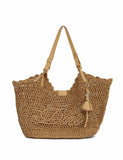Dune London raffia beach bag (British brand)