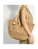 Dune London raffia beach bag (British brand)