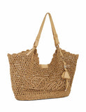 Dune London raffia beach bag (British brand)